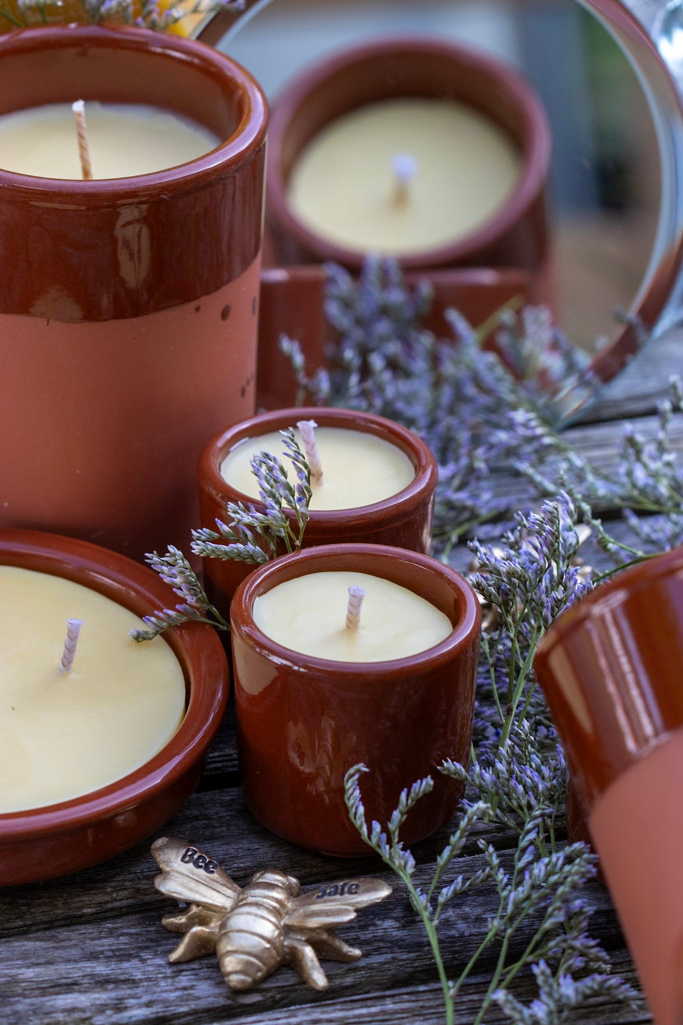 The London Beeswax Citronella Outdoor Candle Range, Organic essential oils scented candle, Eco-friendly garden candle, Hand poured candles