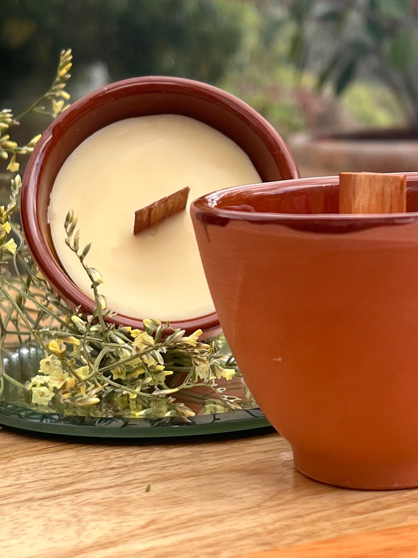 NEW! The London Beeswax Citronella Garden Terracotta Candle, Organic essential oils scented candle, Eco-friendly garden candle, Hand poured, Outdoor patio candle, Wedding garden reception