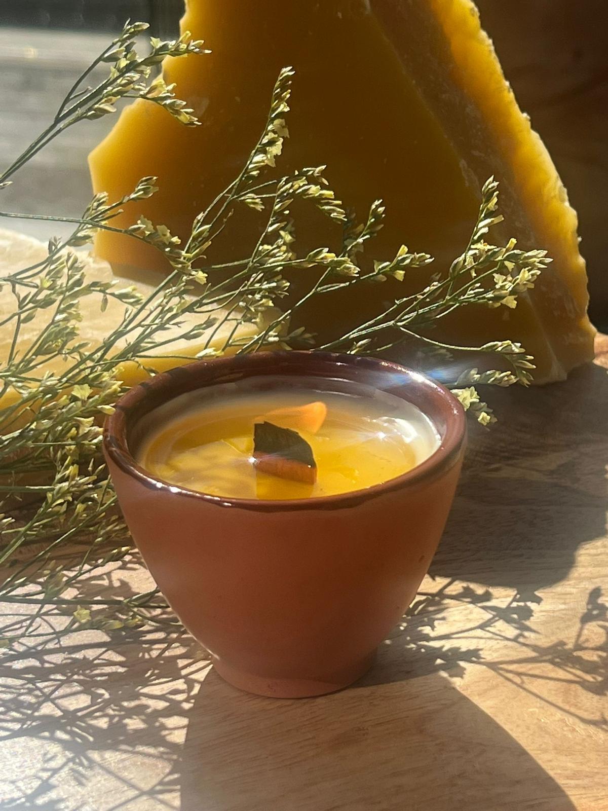 NEW! The London Beeswax Citronella Garden Terracotta Candle, Organic essential oils scented candle, Eco-friendly garden candle, Hand poured, Outdoor patio candle, Wedding garden reception